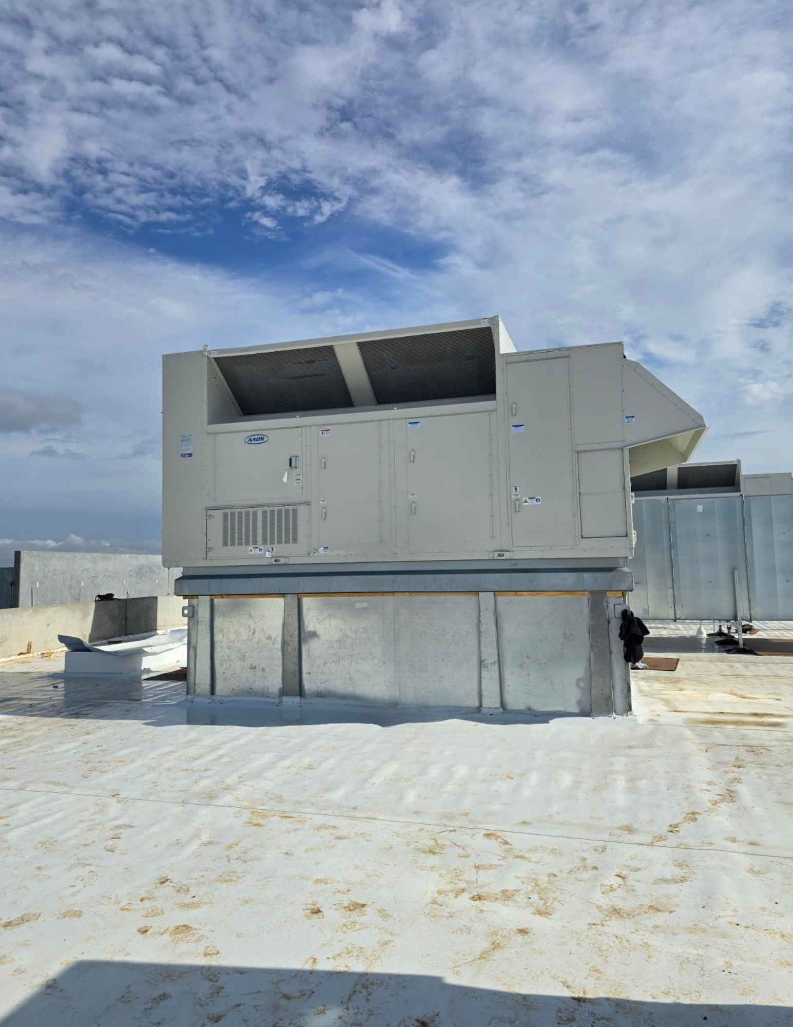 Commercial rooftop HVAC equipment